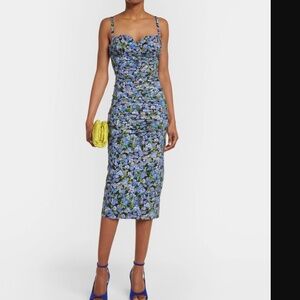 LAST CHANCE 4sale - 3/29 only Carolina Herrera floral midi dress/sz 0 *LIKE NEW!